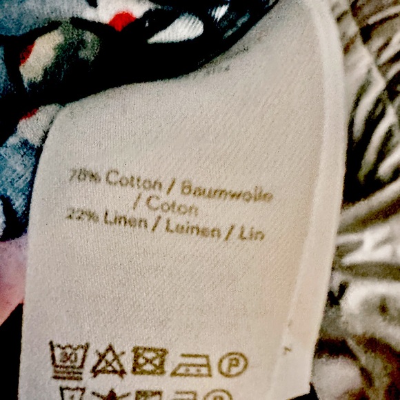 BODEN Esme Heron Blue Crocus Flower Top Lightly Worn US - Picture 7 of 7